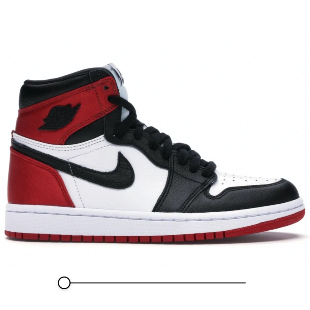 Jordan 1 Retro High Satin Black Toe (W) - Picture 2 of 5